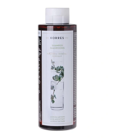 Korres Aloe And Dittany Shampoo 250ml In White