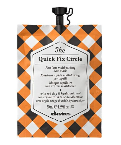 Davines The Quick Fix Circle Hair Mask 50ml In White
