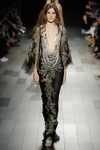 MARCHESA MARCHESA COUTURE BLACK GOLD EMBROIDERED TULLE GOWN M21835,M21835
