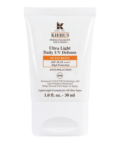 Kiehl's Since 1851 Ultra Light Daily Defence Spf 50 Lotion 30ml In White