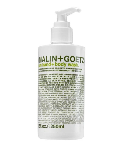 Malin + Goetz Rum Hand And Body Wash 250ml In N/a