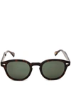 MOSCOT LEMTOSH TORTOISE SUNGLASSES,000558363