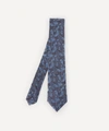 LIBERTY LONDON MENS CRANSTON PRINT SILK TIE,411389