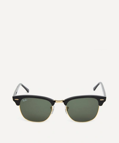 Ray Ban Original Clubmaster Sunglasses In Black