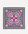 Liberty London Ianthe 70 X 70cm Silk Twill Scarf In Pink