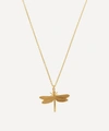 ALEX MONROE GOLD-PLATED DRAGONFLY PENDANT NECKLACE,262165