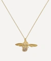 Alex Monroe Gold-plated Bumblebee Necklace In Gold