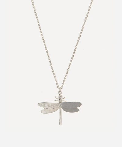Alex Monroe Silver Dragonfly Pendant Necklace