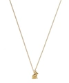 ALEX MONROE GOLD-PLATED SITTING BUNNY NECKLACE,380991