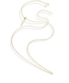 Monica Vinader Gold Plated Vermeil Silver 32' Rolo Chain Necklace In Gold