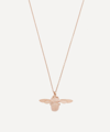 ALEX MONROE ROSE GOLD-PLATED BUMBLEBEE NECKLACE,409899