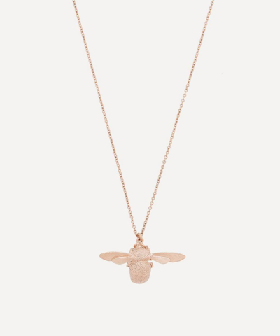 Alex Monroe Rose Gold-plated Bumblebee Necklace