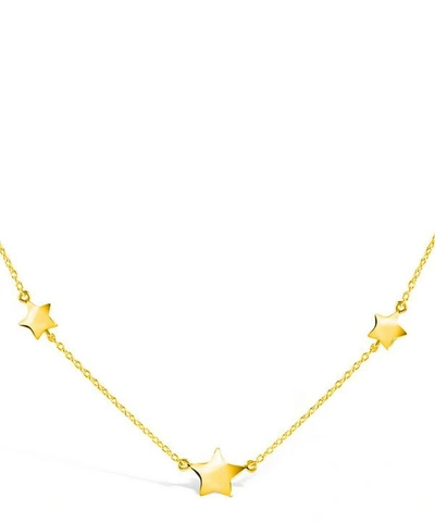 Dinny Hall Gold-plated Bijou Three Star Necklace