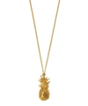 ALEX MONROE GOLD-PLATED PINEAPPLE NECKLACE,000517560