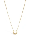 DINNY HALL SMALL GOLD-PLATED TORO SLIDER PENDANT NECKLACE,000523212