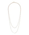 Annoushka 14ct Rose Gold Saturn Long Chain Necklace In Rose Gold
