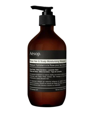 Aesop Rose Hair And Scalp Moisturising Masque 500ml In White