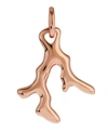 Monica Vinader Nura Reef 18ct Rose-gold Vermeil Large Pendant In Gold