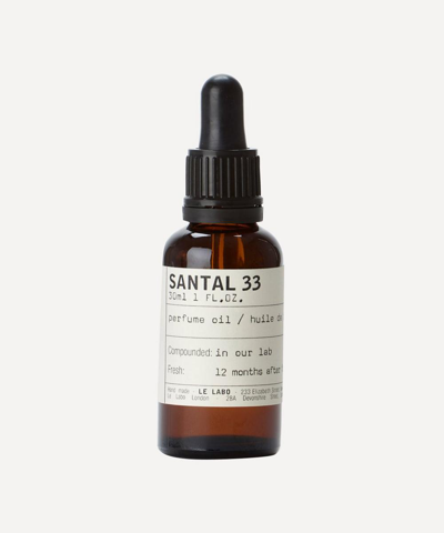 Le Labo Santal 33 Perfume Oil 30ml In White