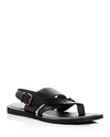KENNETH COLE MEN'S REEL-IST LEATHER THONG SANDALS,KMS6LE064