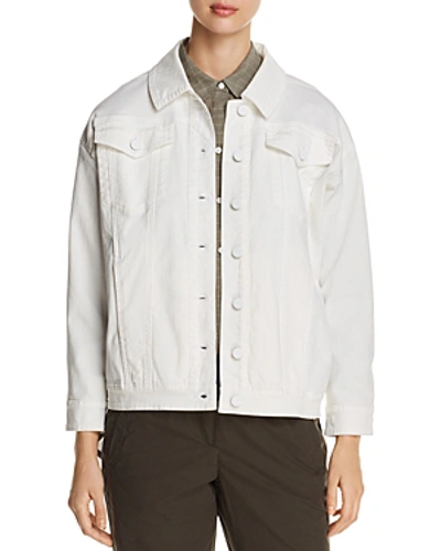 Kenneth Cole Oversized Denim Jacket In Soft White