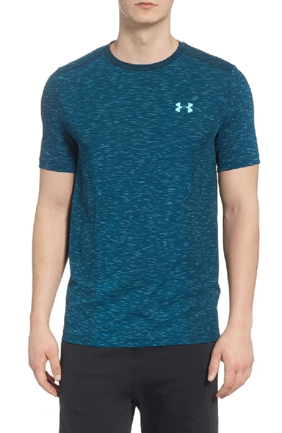 Under Armour Threadborne Regular Fit T-shirt In Academy/quirky Lime
