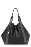 BOTKIER BAILY REVERSIBLE CALFSKIN LEATHER TOTE - BLACK,18S1888