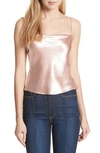 Alice And Olivia Alice + Olivia Harmon Cowl-neck Camisole In Blush