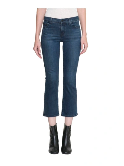 J Brand Selena Denim Cotton Jeans In Blu