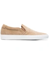 COMMON PROJECTS Tan suede slip on sneakers,212612469509