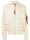 ALPHA INDUSTRIES ZIPPED BOMBER JACKET,191103BMA1TT12774289