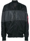 ALPHA INDUSTRIES zipped bomber jacket,18610612774287