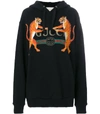 GUCCI Logo and Tigers Print Hoodie,1666090807711253224