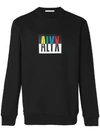 Alyx Color Block Logo Cotton Blend Sweatshirt