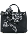 FERRAGAMO PRINTED BOW TOTE,68593012794896