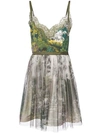 ALBERTA FERRETTI printed tulle dress,V0507161812792309