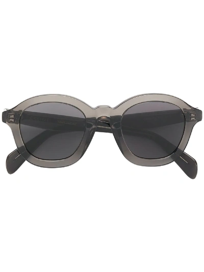 Celine Round Frame Sunglasses In Grey