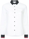 GUILD PRIME GUILD PRIME CONTRAST TRIM SHIRT - WHITE,72M957060212812023