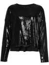 RTA SEQUIN LONG-SLEEVE TOP,WS817583312805865