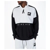 Nike Men's Sportswear Air Half-zip Top, White/black