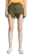 R13 DISTRESSED CAMP SHORTS