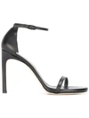 Stuart Weitzman Nudist Song Sandals - Black In Black