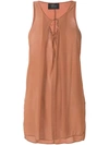 LOST & FOUND LOST & FOUND RIA DUNN FLARED TANK TOP - BROWN,W2237614112769323