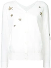GUILD PRIME embroidered star cardigan,72N657060212812026