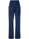 CEDRIC CHARLIER TIE-BACK TROUSERS,A0312392012799703