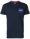 Alpha Industries Space Shuttle T-shirt Blue Cotton Nasa T-shirt - Space Shuttle T-shirt