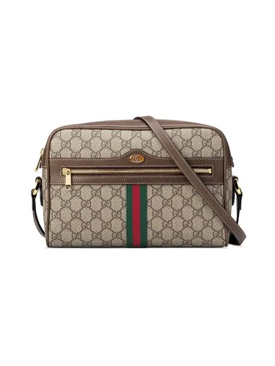 Gucci Ophidia Medium Gg Supreme Camera Crossbody Bag