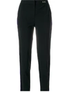 ACT N°1 ACT N°1 SIDE STRIPES CROPPED TROUSERS - BLACK,RP180212801331