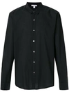 James Perse Black Cotton Shirt In Black