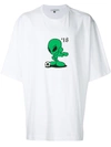 Gosha Rubchinskiy White Printed Alien T-shirt